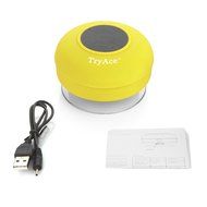 TryAceWireless Bluetooth Waterproof Shower Speaker Bluetooth 3.0 Car Handsfree Speakerphone built in Mic Control... N23