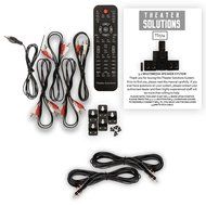 Theater Solutions 5.1 Home Theater Speaker System with Tuner and Two 25' Extension Cables TS514-2 N5