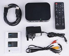 HD 3D TV Smart Box A20 Dual Core 1.5GHZ 1GB DDR3 4GB 1080P WL UK Plug