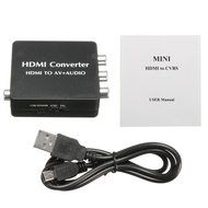 BephaMart HDMI 1.3 to RCA Audio Video AV CVBS Converter Composite Adapter For PS3 PC HDTV LCD N6