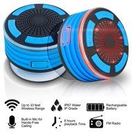 Bluetooth Shower Speaker with FM Radio, DLAND Waterproof ( IP67 Grade ) Wireless Portable Bluetooth V4.0 Speaker... N2
