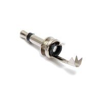 BephaMart 1Pcs 3.5mm Mono Male Headset Plug Jack Audio Adaptor Connectors Solder Black