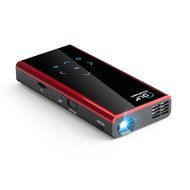 Mini Portable DLP Projector Support Wifi Bluetooth HDMI Input Output Android 4.2.2 System Compatible with iPhone...
