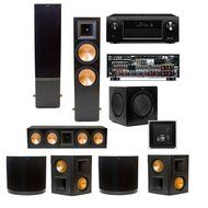 Klipsch RF-7 II 7.1 Home Theater System(black) SW-310 Denon AVR-X4000