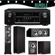 Denon AVR-S510BT Bundle 5.2 Channel Full 4K Ultra HD A/V Receiver with Bluetooth + A Polk Audio TSi Series Home...