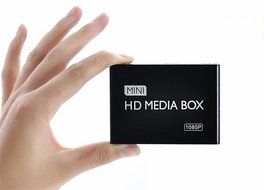 ljersa&reg; Mini HDMI Media Player 1080P Full HD TV Video Multimedia Player Box support MKV/RM-SD/USB/SDHC/MMC HDD-HDMI...