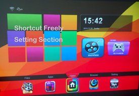 4K UHD,SJY QX30 DLP Home Theater Projector Mini Portable 1280*800 Native Resolution Android4.4 Wifi Quad Core... N5