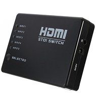 BephaMart 5 Port 1080P HDMI Switch Switcher Splitter Box Hub With Wireless Remote Control N6