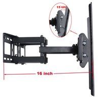 VideoSecu Articulating TV Wall Mount Bracket for 26"-55" LCD LED Plasma 3D TV with VESA up to 400x400, Full Motion... N2