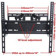 VideoSecu Articulating TV Wall Mount Bracket for 26"-55" LCD LED Plasma 3D TV with VESA up to 400x400, Full Motion... N4