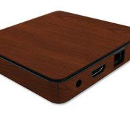 Skinomi TechSkin - Razer Forge TV Dark Wood Full Body Skin Protector / Front &amp; Back Wrap / Premium HD Clear Film... N3