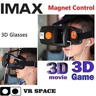BephaMart VR Space Plastic Virtual Reality Magnet 3D Glasses Google Cardboard Oculus Rift for Smartphone