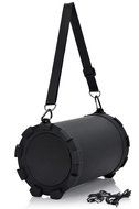 2BOOM Bass King Wireless Rugged Speaker Strap FM radio LED display Outdoor Portable Black N2