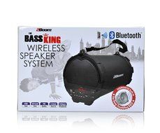 2BOOM Bass King Wireless Rugged Speaker Strap FM radio LED display Outdoor Portable Black N5