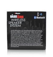 2BOOM Bass King Wireless Rugged Speaker Strap FM radio LED display Outdoor Portable Black N7