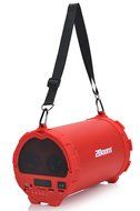 2BOOM Bass King Wireless Rugged Speaker Strap FM radio LED display Outdoor Portable Black N8