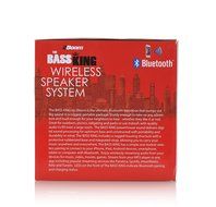 2BOOM Bass King Wireless Rugged Speaker Strap FM radio LED display Outdoor Portable Black N13
