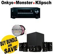 Onkyo TX-SR353 5.1-Channel A/V Receiver() + Polk Audio 5.1 TL1600 Speaker System + Monster - Platinum XP Clear...