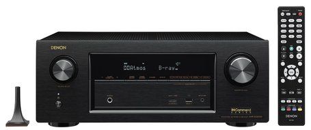 Denon AVR-X2300W Channel Full 4K Ultra HD AV Receiver with Bluetooth + Polk Audio 5.1 TL1600 Speaker System +... N2