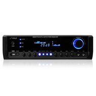 Pyle PT390AU Digital Home Theater Stereo Receiver, Aux (3.5mm) Input, MP3/USB/AM/FM Radio, (2) Mic Inputs, 300... N2