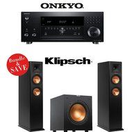 Onkyo TX-RZ900 7.2-Channel Network Home Theater Receiver + Klipsch RP-250F + Klipsch R-10SW - Reference Premiere...