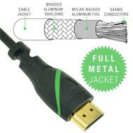 Mediabridge FLEX Series HDMI Cable (1 Foot) - High-Speed Supports 4K, Ethernet, 3D and Audio Return [Newest Standard... N6