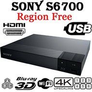 SONY S6700 Multi Zone 2k/4k Upscaling - Bluetooth- 2D/3D - Wi-Fi - Multi System Region Free Blu Ray Disc DVD Player...