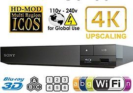 SONY S6700 Multi Zone 2k/4k Upscaling - Bluetooth- 2D/3D - Wi-Fi - Multi System Region Free Blu Ray Disc DVD Player... N3