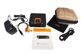 FAVI J7 LED DLP (FWVGA) Pico+ Video Projector - US Version (Includes Warranty) - Pro AV Series (J7-LED-PICO) N5