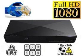 SONY S1200 Multi System Region Free Blu Ray Disc DVD Player - PAL/NTSC - USB - Comes with 110-240 Volt World-Wide...