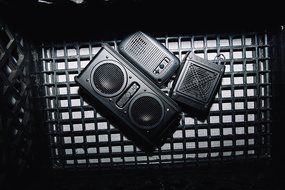 Skullcandy Shrapnel Water-resistant Drop-proof Bluetooth Portable Speaker with On-Board Mic, Black N10