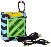 Skullcandy Shrapnel Water-resistant Drop-proof Bluetooth Portable Speaker with On-Board Mic, Black N23