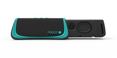FUGOO Sport - Portable Rugged Bluetooth Wireless Speaker Waterproof Longest 40 Hrs Battery Life (Black/Teal) N4