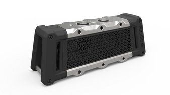 FUGOO Sport - Portable Rugged Bluetooth Wireless Speaker Waterproof Longest 40 Hrs Battery Life (Black/Teal) N7