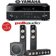 Yamaha RX-V781BL 7.2-Channel 4K A/V Receiver + Polk Audio S55 + Polk Audio S35 + Polk Audio PSW110 - 3.1 Home...
