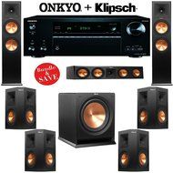 Klipsch RP-280F 7.1 Reference Premiere Home Theater System with Onkyo TX-NR757 7.2-Ch Network A/V Receiver
