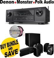 Denon AVR-S710W 7.2 Channel Full 4K Ultra HD A/V Receiver with Bluetooth and Wi-Fi + Polk Audio 5.1 TL1600 Speaker...