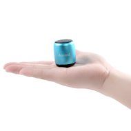 Mini Bluetooth Speaker Portable by Ancord Small Body Loud Voice Shutter Button Selfie Features Blue