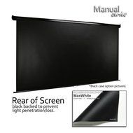 Elite Screens Manual, 150-inch 16:9, Pull Down Projection Manual Projector Screen with Auto Lock, M150UWH2 N6