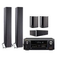 Denon AVR-X4200W 7.2 Channel Full 4K Ultra HD AV Receiver with Definitive Technology BP9040 Bipolar Tower Speaker...