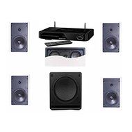 Klipsch R-1650-W In-Wall System #10-HK BDS-580BQ 5.1-3D Blu-ray Disc
