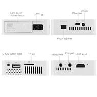 UC50 150'' Multimedia USB TF AV HDMI IR Home Theater LED Digital Video Game Pico Mini Support HD 1080p Mini Projector N3