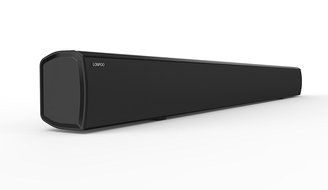 LONPOO 31-Inch 2.0 Channel Bluetooth Soundbar Home Theater Speaker System with Remote Contrl (White) N7