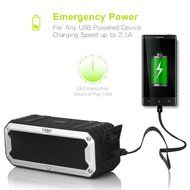 ZEALOT S6 Portable Wireless Bluetooth Speakers Power Bank with Built-in 5200mAh Battery,IP65 Waterproof&amp;Dustproof... N5