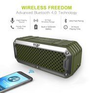 ZEALOT S6 Portable Wireless Bluetooth Speakers Power Bank with Built-in 5200mAh Battery,IP65 Waterproof&amp;Dustproof... N23