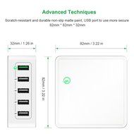 Quick Charge 3.0 USB Smart Charger AVIDET 40W 5-Port USB Charger PowerPort 5 for iPhone 7/7 Plus,iPhone 6/6 Plus... N12