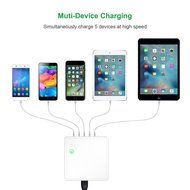 Quick Charge 3.0 USB Smart Charger AVIDET 40W 5-Port USB Charger PowerPort 5 for iPhone 7/7 Plus,iPhone 6/6 Plus... N13