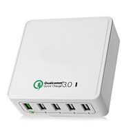 Quick Charge 3.0 USB Smart Charger AVIDET 40W 5-Port USB Charger PowerPort 5 for iPhone 7/7 Plus,iPhone 6/6 Plus... N14