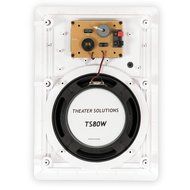 Theater Solutions TS80W In Wall 8" Speakers Surround Sound Home Theater 7 Speaker Set N4