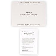 Theater Solutions TS80W In Wall 8" Speakers Surround Sound Home Theater 7 Speaker Set N5